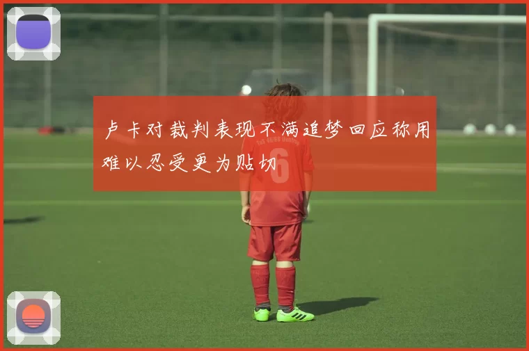 卢卡对裁判表现不满追梦回应称用难以忍受更为贴切