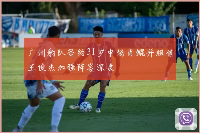 广州豹队签约31岁中场肖鲲并租借王俊杰加强阵容深度